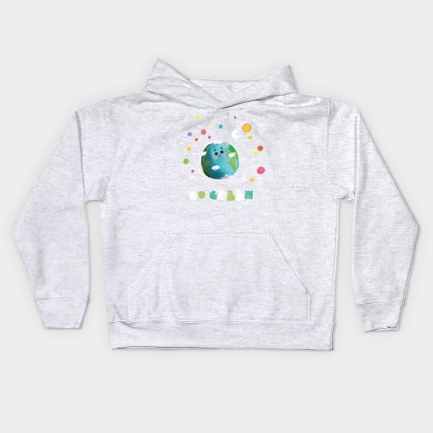 Go Green! Kids Hoodie by Geeksarecool